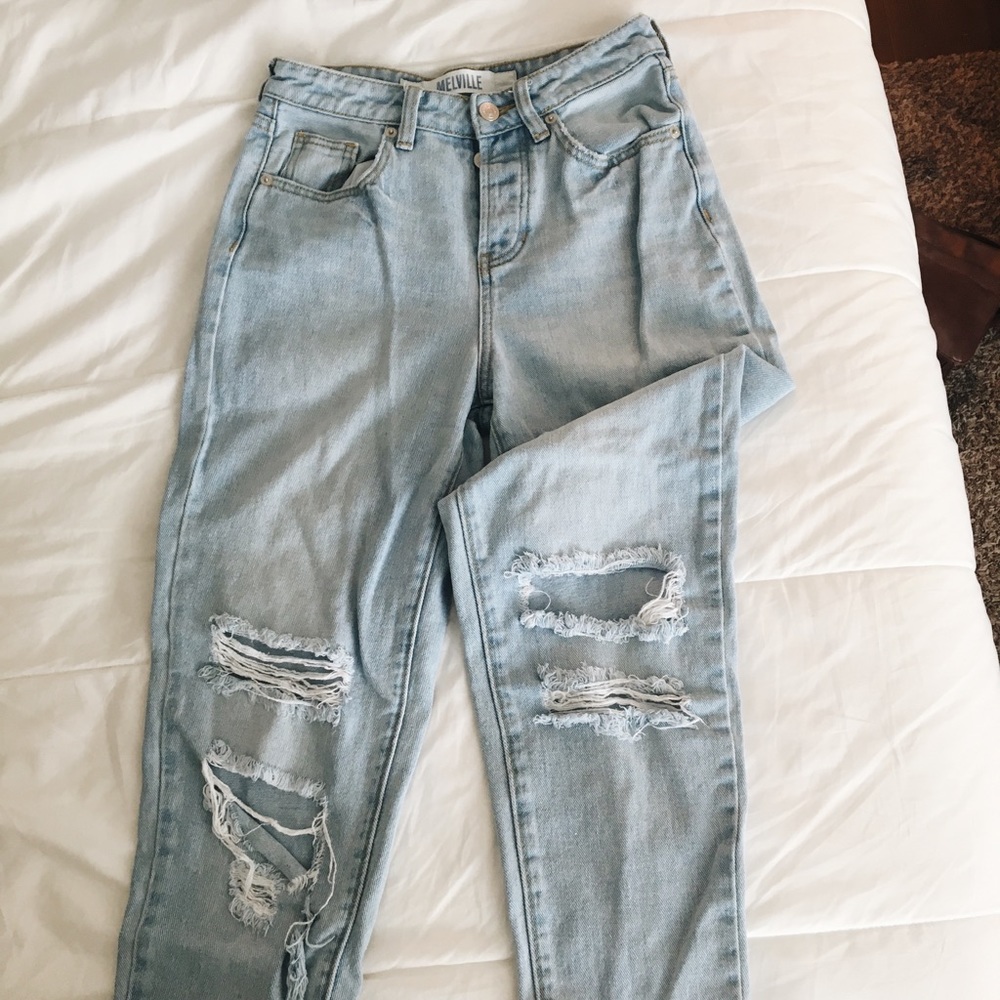 High waist brandy Melville skinny jeans